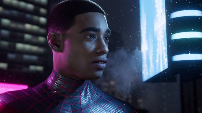 Miles Morales without his mask on.
